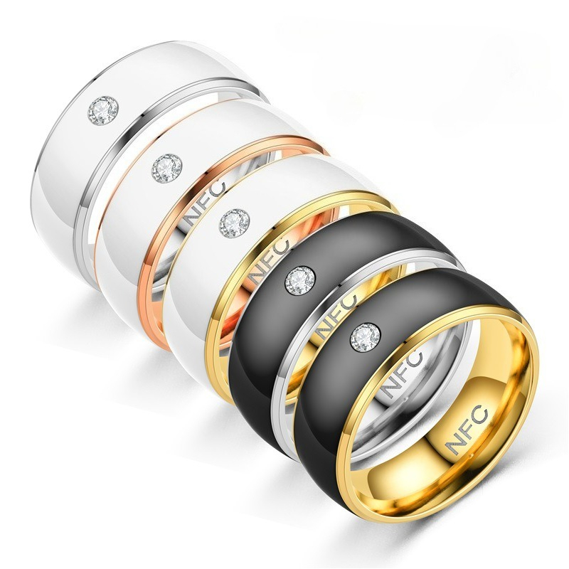 Smart Ring Nfc Pay - Nouvelle bague NFC transfrontalière, carte d'accès