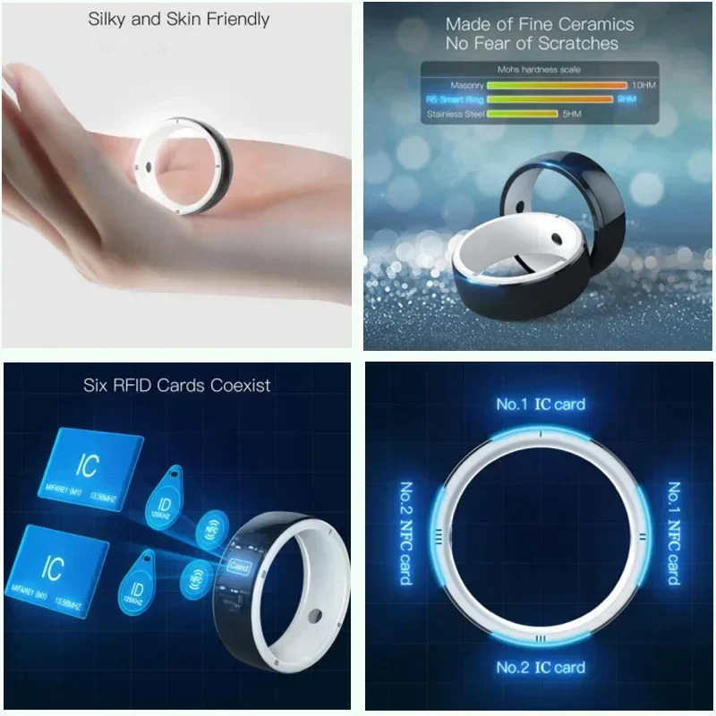 Smart Ring Nfc Pay - Dispositif portable intelligent à anneau intelligent,