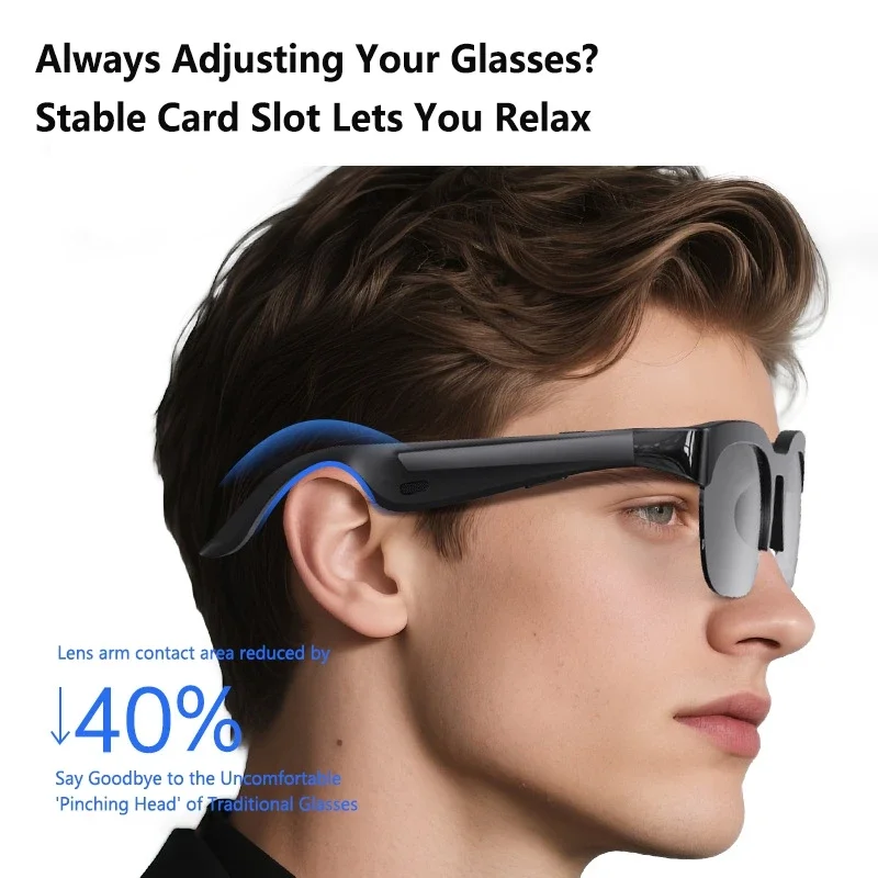 Smart Glasses Lens - Lunettes intelligentes Lenovo 8K avec IA,