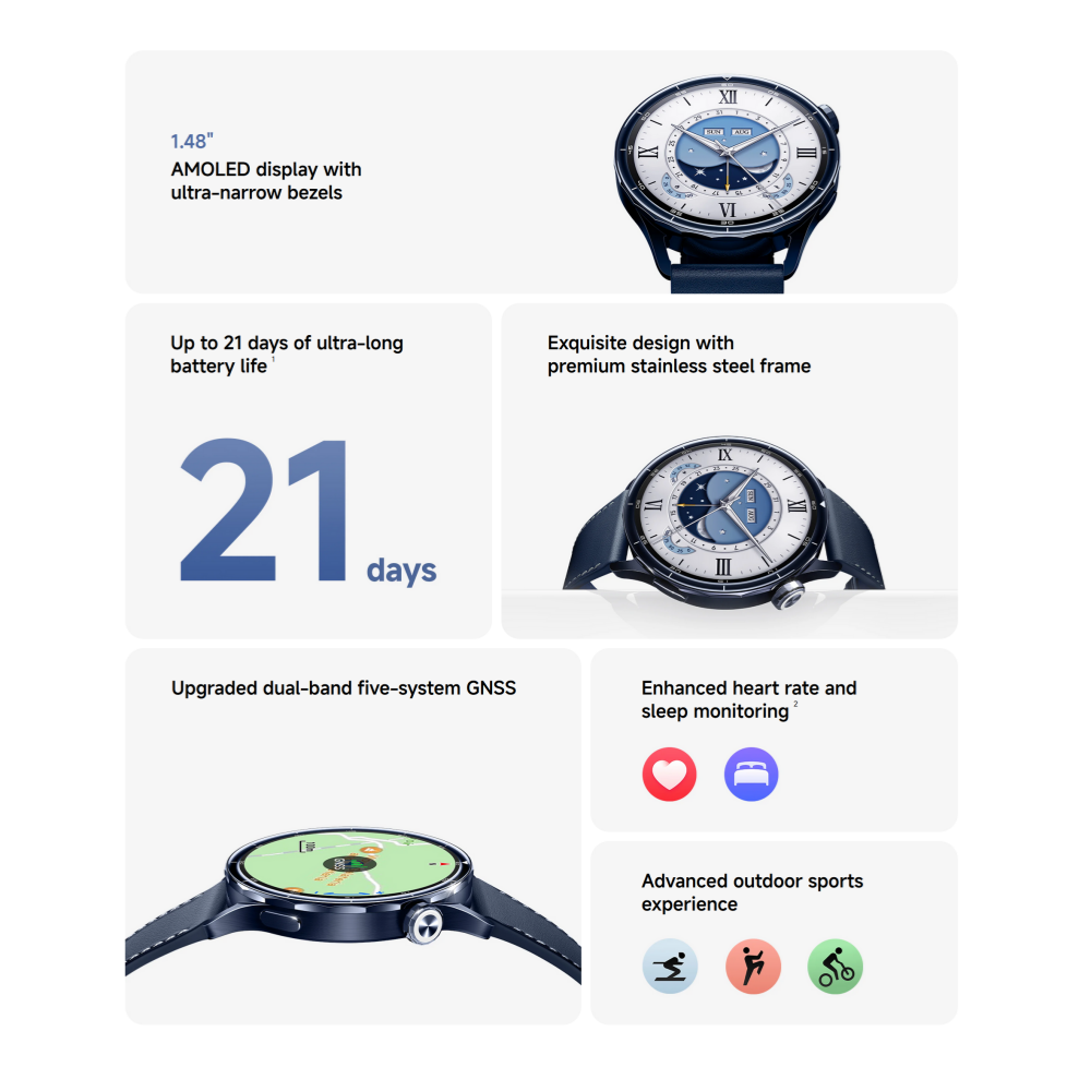 Version Globale Xiaomi Watch S - Fall Detection Watch avis et prix